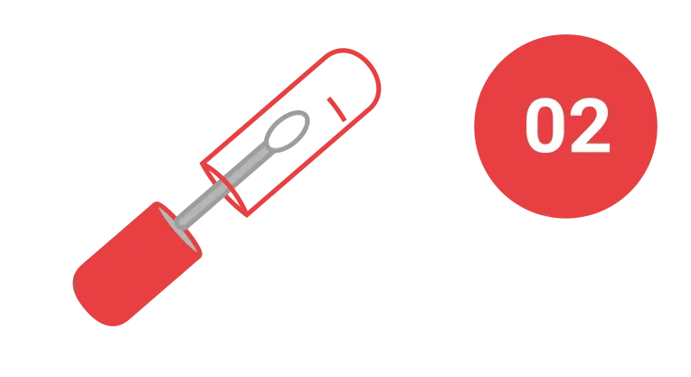 Gydytojas paims tepinėlį iš burnos vidaus, kad gautų jūsų DNR mėginį. Taip pat jūsų bus paprašyta užpildyti paprastą klausimyną apie gyvenimo būdo veiksnius, įskaitant amžių, ūgį, svorį ir turimas sveikatos būkles.