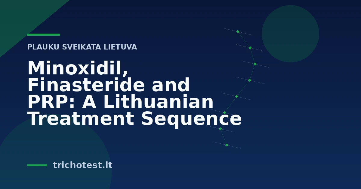 Minoxidil, Finasteride and PRP: A Lithuanian Treatment Sequence