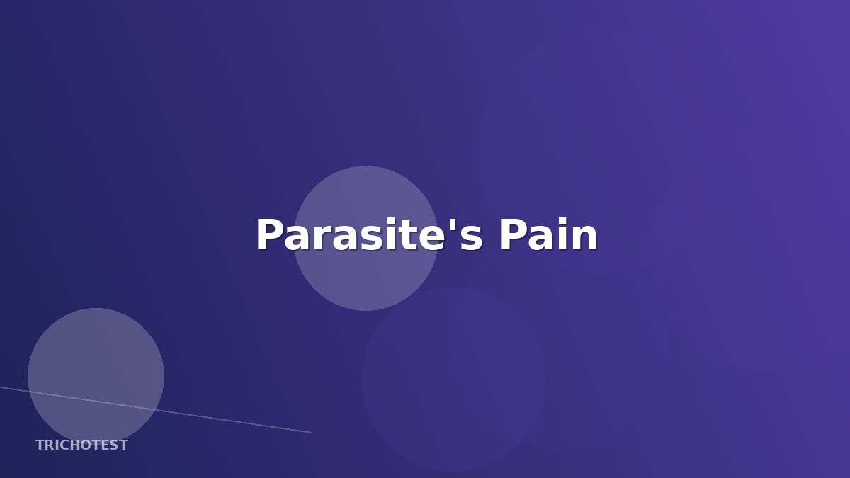 Parasite's Pain-Suppressing Mechanism Exploited for Stealthy Invasion
