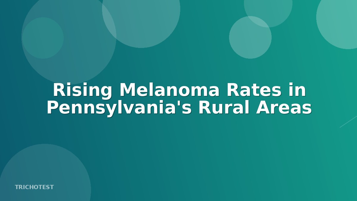 Rising Melanoma Rates in Pennsylvania's Rural Areas