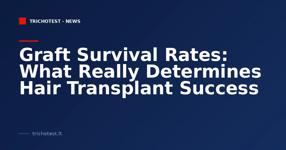 Graft Survival Rates: What Really Determines Hair Transplant Success